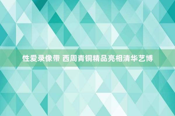 性爱录像带 西周青铜精品亮相清华艺博