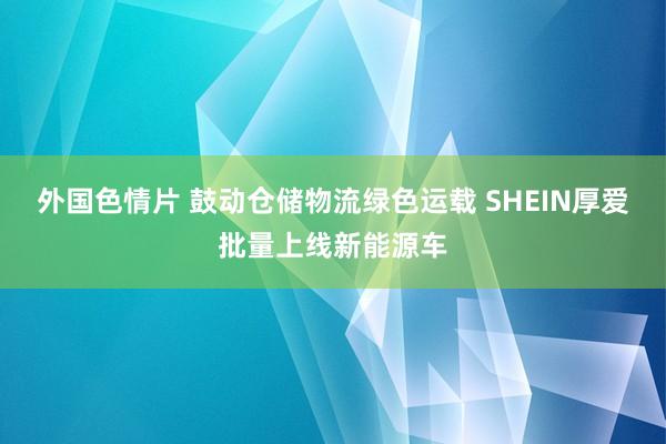 外国色情片 鼓动仓储物流绿色运载 SHEIN厚爱批量上线新能源车