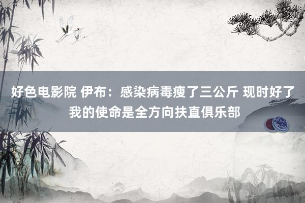 好色电影院 伊布：感染病毒瘦了三公斤 现时好了 我的使命是全方向扶直俱乐部