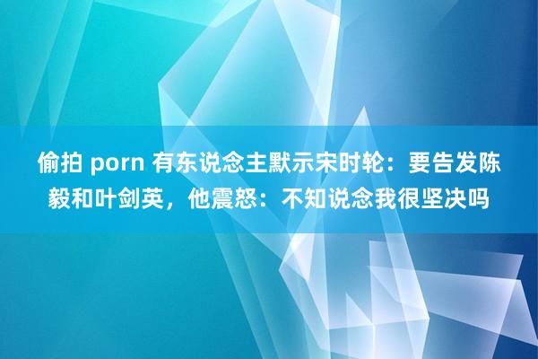 偷拍 porn 有东说念主默示宋时轮：要告发陈毅和叶剑英，他震怒：不知说念我很坚决吗